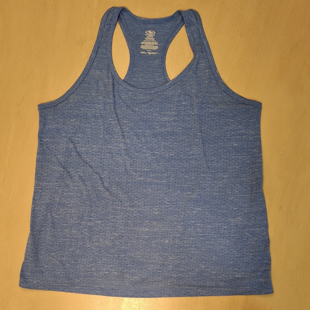 Blue Racerback Tank Top